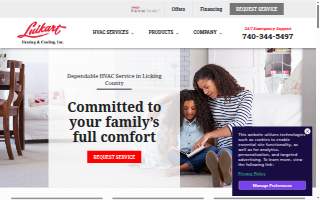 Luikart Heating and Cooling, Inc. website