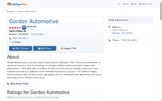Gordon Automotive website