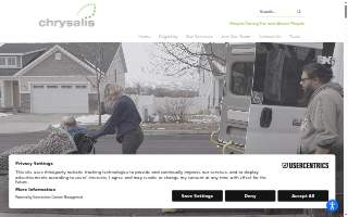 Chrysalis Low Cost Tutoring website