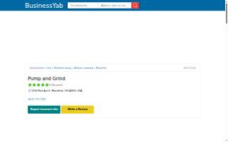 Pump and Grind website