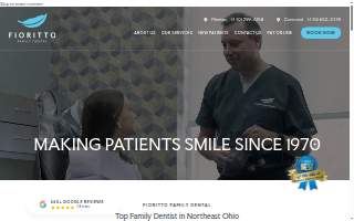 Fioritto Family Dental website
