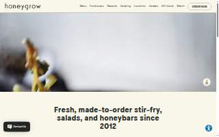 honeygrow of Mentor website