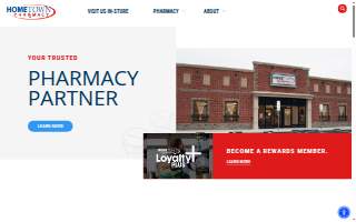 Home Town Pharmacy website
