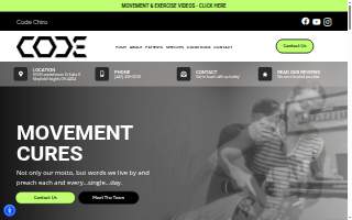 Code Chiro website