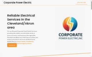Corporate Power Electric website