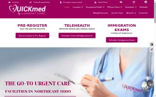 QUICKmed Urgent Care of Brunswick website