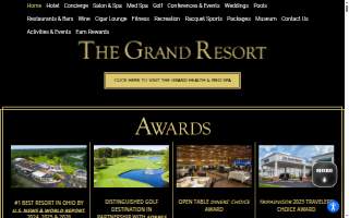 The Grand Resort website