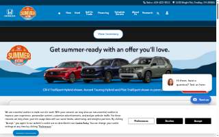 Reineke Honda website