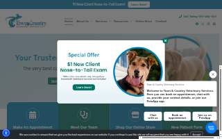 Town & Country Veterinary Hospital website