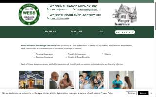 Webb Insurance Agency, Inc. website