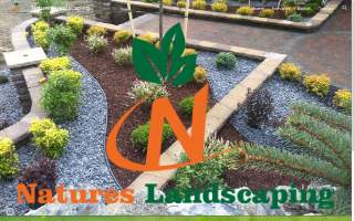 Natures Landscaping website