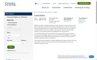 Stifel of Lancaster website