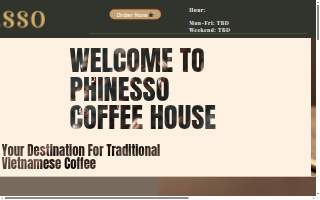 Phinesso Coffee House website