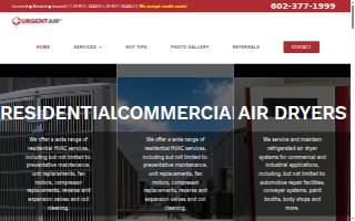 Urgent Air Heating and Air Conditioning website