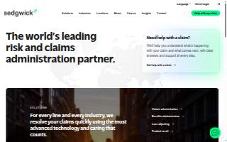 Sedgwick Law Firm website