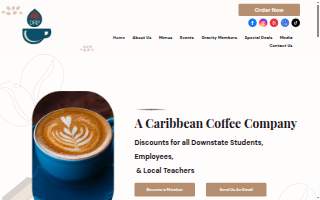 The Drip Coffee House website