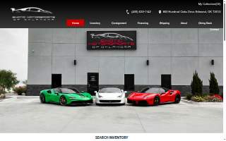 Exotic Motorsports of Oklahoma website