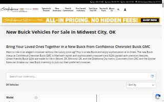 Confidence Chevrolet Buick GMC website
