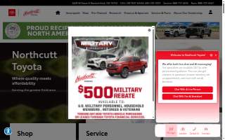 Northcutt Toyota website