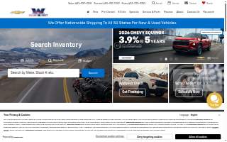 Wilson Chevrolet website