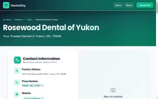 Rosewood Dental of Yukon website