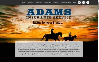 Adams Insurance Agency, Inc website