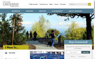Gresham Landscape Pros website
