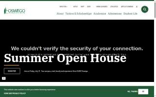 Oswego website