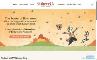 Mutts Coffee Roasters website
