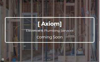 Axiom Electrical Services website