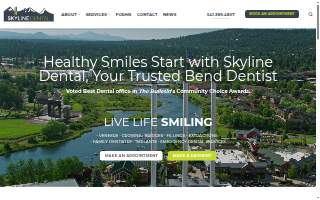 Skyline Dental website