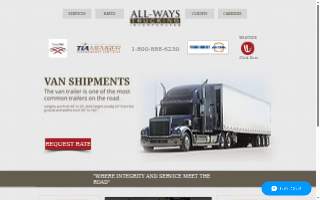 All-Ways Trucking Inc website