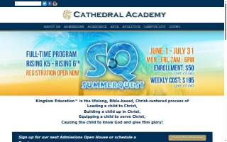 Cathedral Academy website