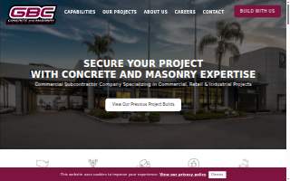 GBC Construction website