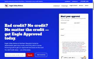 Eagle Valley Motors website