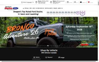 Skyline Ford Keizer website