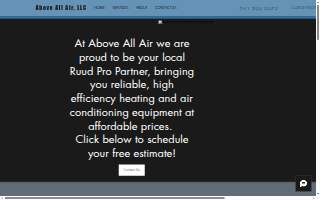 Above All Air LLC website