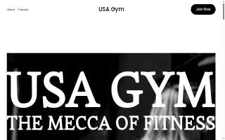 USA Gym website