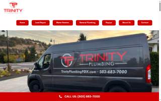 Trinity Plumbing PDX website