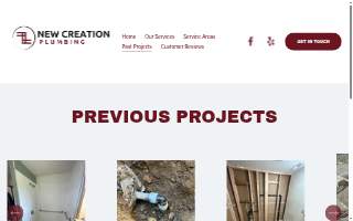 New Creation Plumbing LLC website