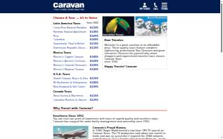 Caravan Coffee website