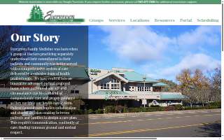 Evergreen Family Medicine website