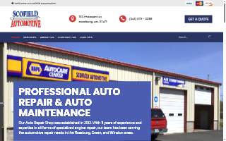 Scofield Automotive website