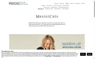 MasterCuts website