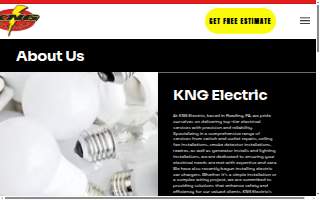 KNG Electric website