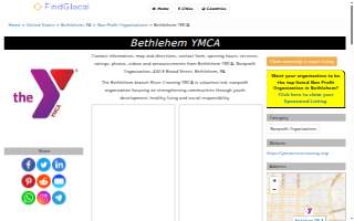 Bethlehem YMCA website