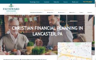 Faithward Advisors of Lancaster website