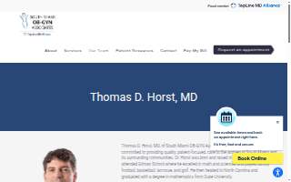 Horst Construction website