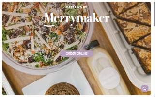 Merrymaker Catering website