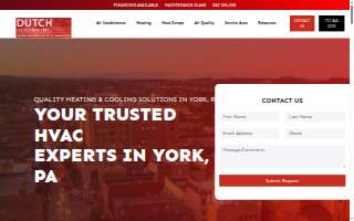 Dutch Heating Inc website